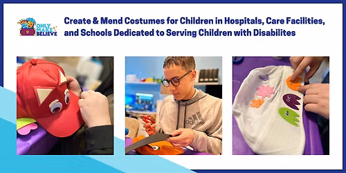 Volunteer With Only Make Believe on April 29th!