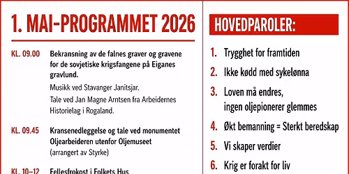 1. Mai Stavanger!