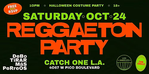 REGGAETON HALLOWEEN PARTY @ CATCH ONE LOS ANGELES