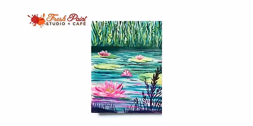 Paint Night \u2013 Monet Inspired: Waterlilies Acrylic Painting Workshop