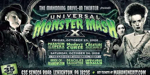 UNIVERSAL MONSTER MASH X: A Drive-in Celebration Of Classic Monsters