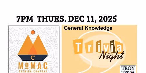 MoMAC Brewing - Trivia Night