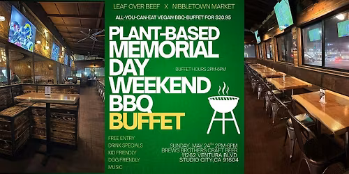Vegan Memorial Weekend Buffet