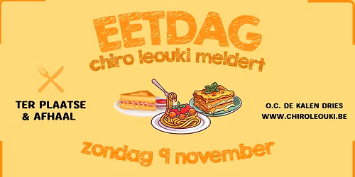 Eetdag Chiro Leouki Meldert 2025