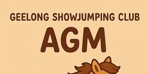 Geelong Showjumping club AGM