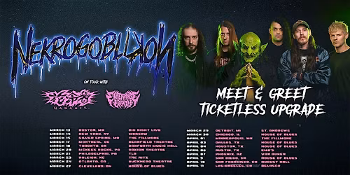 - Nekrogblikon M&G Ticketless Upgrade - Chicago
