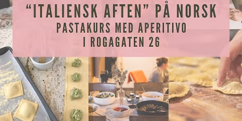Matkurs: "Italiensk aften" p\u00e5 norsk - desember
