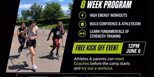 FREE YOUTH ATHLETE SUMMER CAMP KICK OFF EVENT — 317 Randall Road, South Elgin, IL, United States, Illinois 60177