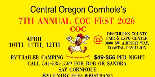 7TH ANNUAL COC-FEST 2026-APRIL 10,11&12