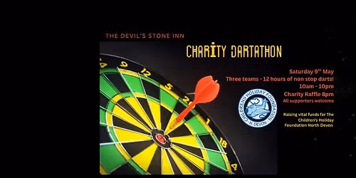 DSI Charity Dartathon - Raising funds for The Children's Holiday Foundation North Devon