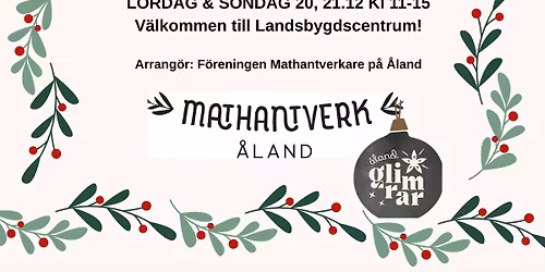 Mathantverkarnas Julmarknad