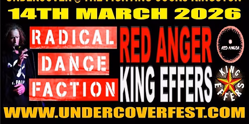 Radical Dance Faction, Red Anger, King Effers Go Undercover in Kingston