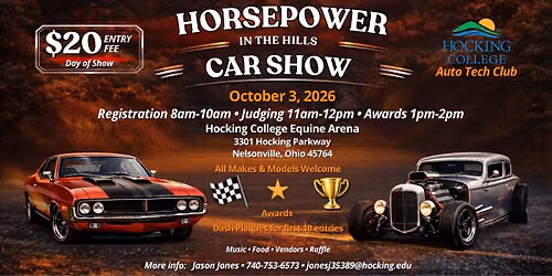 Horsepower in the Hills Car Show 2026
