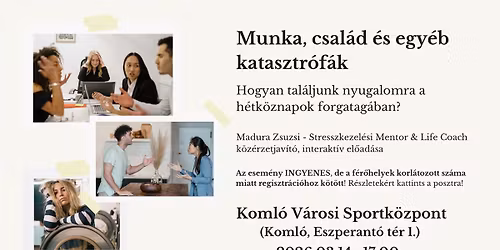 Munka, csal\u00e1d \u00e9s egy\u00e9b katasztr\u00f3f\u00e1k