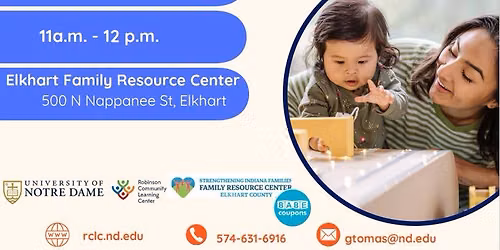 Talk With Your Baby Parenting Class - English and Spanish