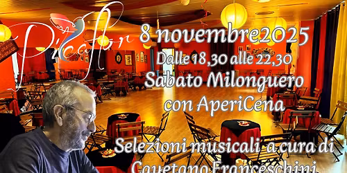 Sabato Milonguero con Apericena Musica di Cayetano Franceschini