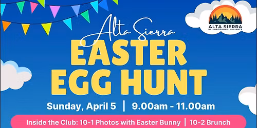 Alta Sierra Easter Egg Hunt