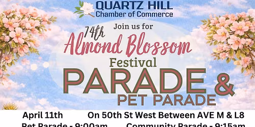 Almond Blossom Festival Parade & Pet Parade