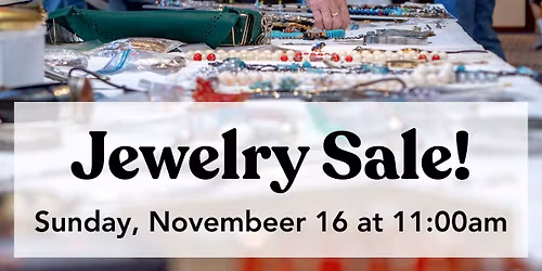 Temple Emanuel Jewelry Sale