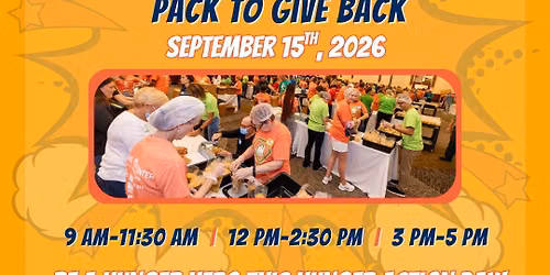 Kravis Center's Pack to Give Back