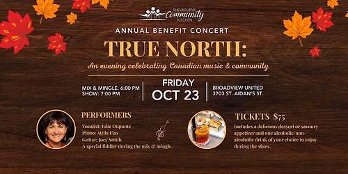 True North: An Evening of Canadian Music & Community Connection