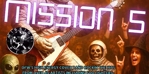 HALLOWEEN ROCKS WITH MISSION 5 AT THE MAVERICK IN CARROLLTON, TX 10\/31\/25!! \ud83c\udf83\ud83d\udc80\ud83e\uddd9\u200d\u2640\ufe0f\ud83e\udd18\ud83c\udffb\ud83c\udfb8