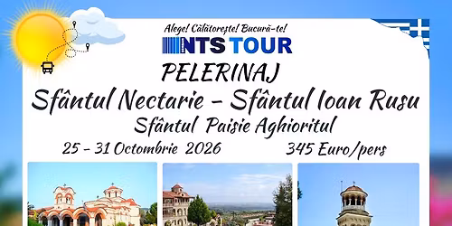 \u26ea CIRCUIT LA Sfa\u0302ntul Nectarie & Sfa\u0302ntul Paisie