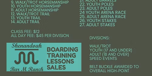 Second Annual Open Horse Shows: Show 2