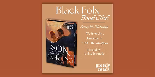 Black Folx Book Club: "Son of the Morning" by Akwaeke Emeze