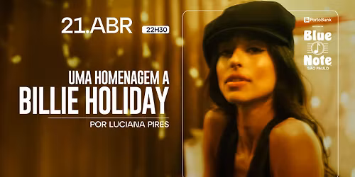 UMA HOMENAGEM A BILLIE HOLIDAY POR LUCIANA PIRES
