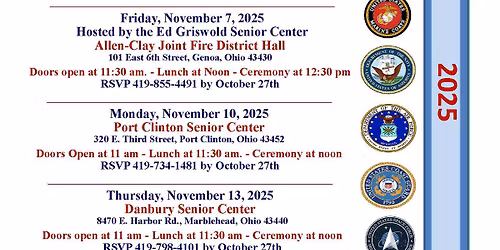 Veterans Pinning Ceremony hosted by Danbury Senior Center