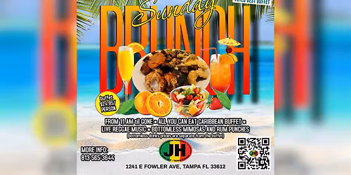 Sunday Reggae Brunch in Tampa | Caribbean Buffet & Live Music
