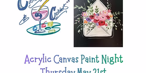 Cocktails & Canvas Paint night