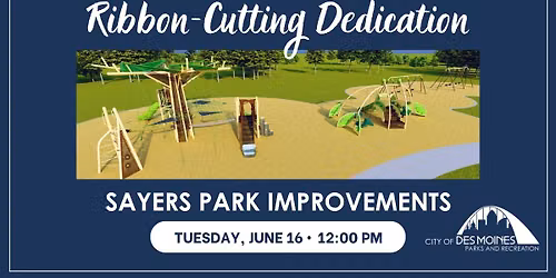 Sayers Park Improvements Ribbon Cutting Dedication 