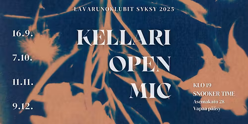 Kellari open mic #43