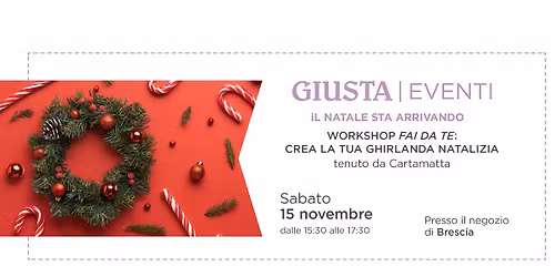 Workshop Ghirlanda: Crea la tua Ghirlanda Natalizia!