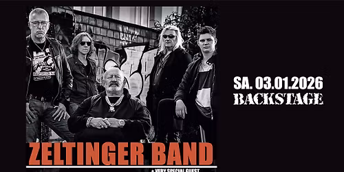 ZELTINGER BAND | 47 JAHRE ZELTINGER BAND | BACKSTAGE M\u00dcNCHEN 2026