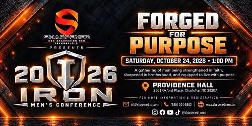 IRON 2026 MEN\u2019S CONFERENCE: FORGED FOR PURPOSE