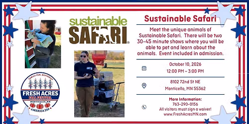 Sustainable Safari @ Fresh Acres