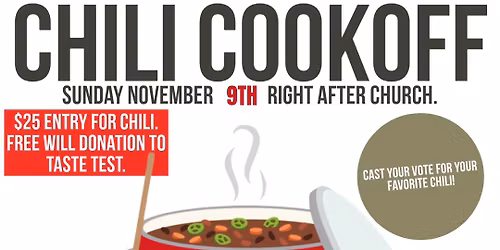 Chili Cookoff Fundraiser