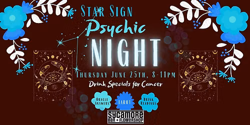 Star Sign Psychic Night!
