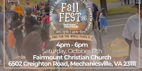 Fall Fest '26 Featuring Trunk or Treat