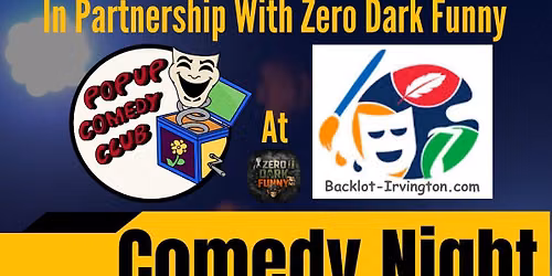 Pop Up Comedy Club LIVE @ The Backlot 
