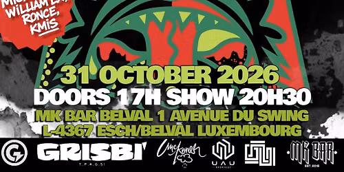 GRISBI WITH DJ GRAZZHOPPA & SUPPORT - LIVE AT THE MK BAR