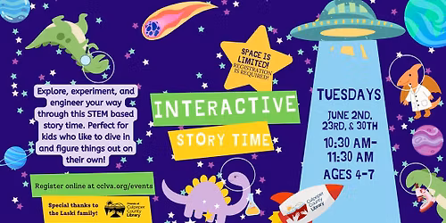 Summer Reading Event: Interactive Story Time at the Library
