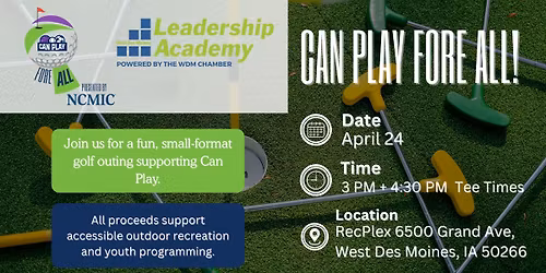 Can Play Fore All Presented by NCMIC