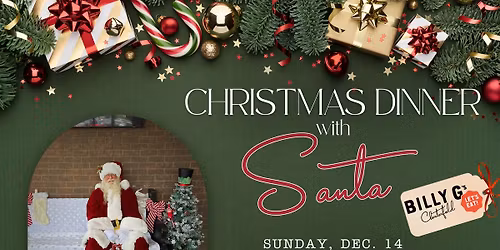 Christmas Dinner with Santa at Billy G's Chesterfield! \ud83c\udf85\ud83c\udf7d\ufe0f