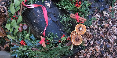 Christmas wreath walk