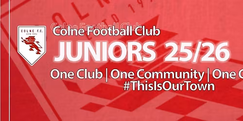 Colne FC Juniors Presentation Day 2026
