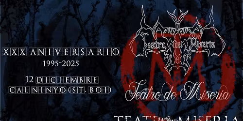 TEATRO DE MISERIA CONCIERTO XXX ANIVERSARIO